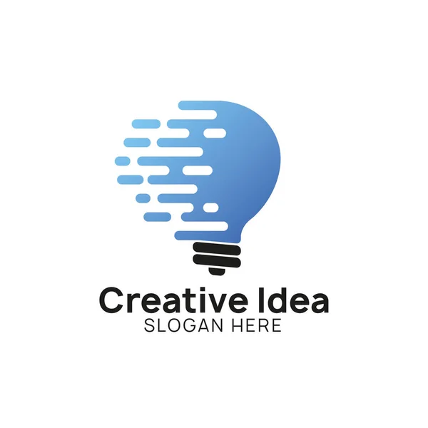 Дизайн Символу Піктограми Швидкості Лампи Креативна Ідея Шаблон Дизайну Логотипів — стоковий вектор