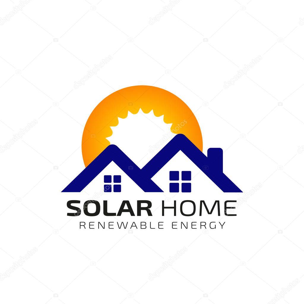 Sun solar energy logo design template. solar tech logo designs