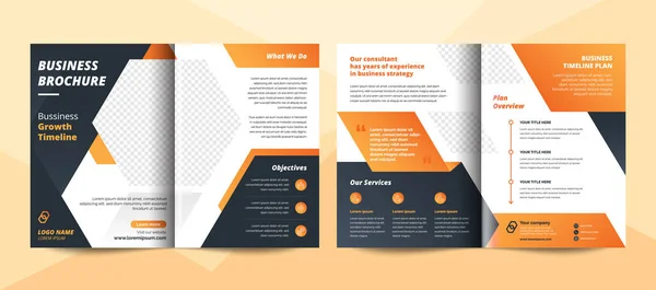 Creatieve zakelijke brochure template. template voor de bedrijfsflyer. — Stockvector
