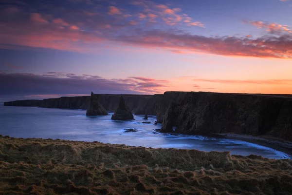 Amazing Rock Formations Called Duncansby Stacks Northern Scotland John Groats — Stock Photo, Image