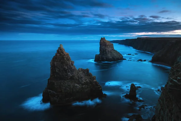 Amazing Rock Formations Called Duncansby Stacks Northern Scotland John Groats — Stock Photo, Image