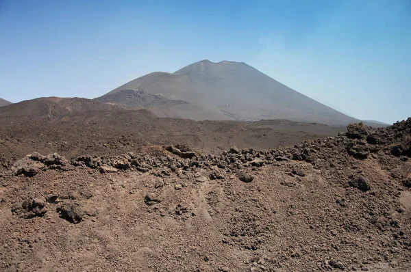 Landschappen Van Vulkaan Etna Reis Naar Het Midden Van Gevaar — Stockfoto