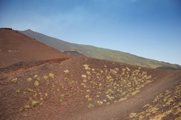 Landschappen Van Vulkaan Etna Reis Naar Het Midden Van Gevaar — Stockfoto