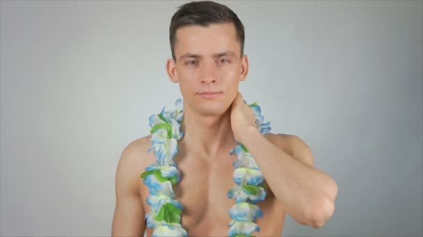 Des Vacances Heureux Sexy Guy — Video
