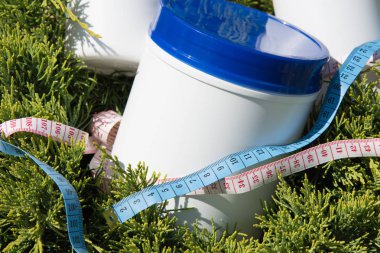 Spor ve beslenme. Diyet ve sağlıklı bir yaşam tarzı. Kilo kaybı