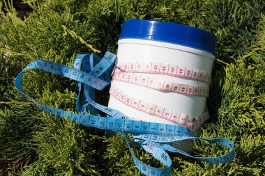 Spor ve beslenme. Diyet ve sağlıklı bir yaşam tarzı. Kilo kaybı