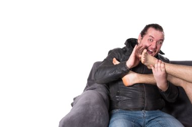 Aşk, romantizm ve eşcinsel ilişkiler. Çekici, seksi çift..