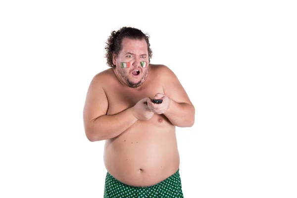 圣帕特里克节 可笑的胖子 — 图库照片
