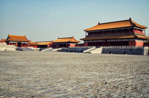 Verbotene Stadt China Wenig Urlaub — Stockfoto