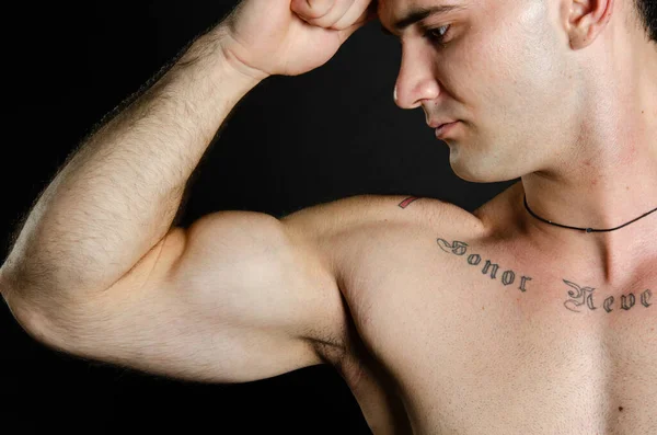 Joven Hombre Atractivo Deporte Estilo Vida Saludable — Foto de Stock