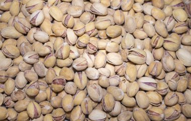 Kavrulmuş ve tuzlu fıstık kabuğu. Gıda arka plan.