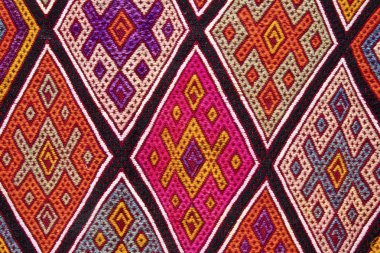 renkli desenli halı arka plan