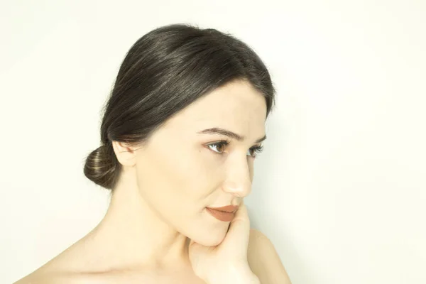 güzel kadın yüz - up close