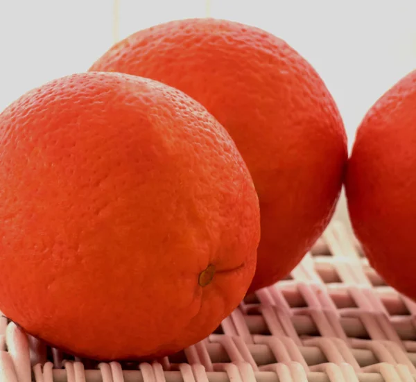 Orange Fruits Asolated Close — Stock Photo, Image