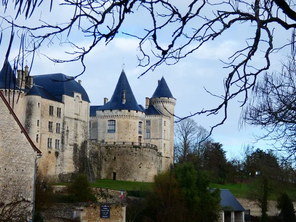 Chateau de Verteuil i Verteuil-sur-Charente, Frankrike — Stockfoto