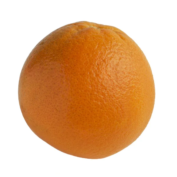 Fruta Naranja Madura Aislada Sobre Fondo Blanco —  Fotos de Stock