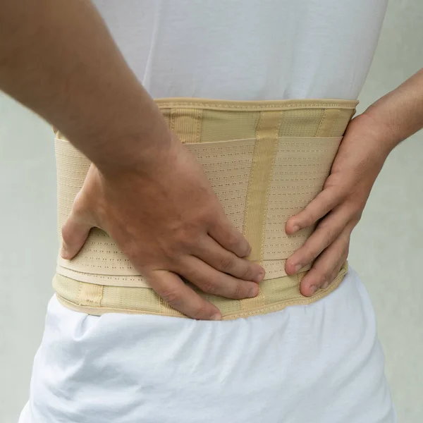 Trauma Back Corset Posture Orthopedic Belt Muscle Back — Stock Photo, Image