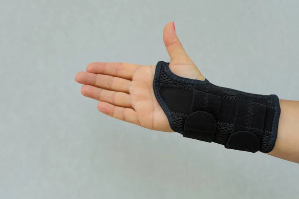 Wrist Brace Treatment Carpal Tunnel Syndrome Median Nerve Compression Numbness — Stock Photo, Image