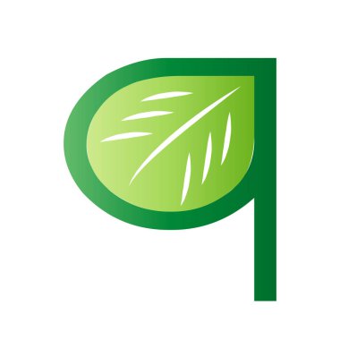İlk harf q yaprak Logo