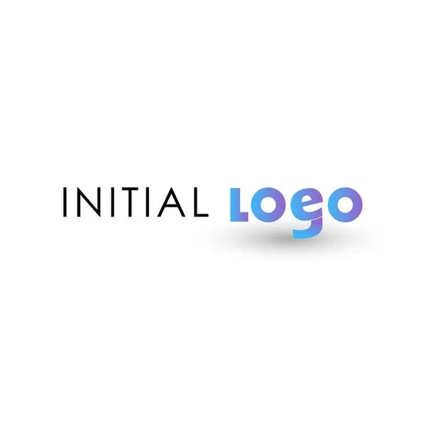 Logotyp Begynnelsebokstav Design Mall Vektor — Stock vektor