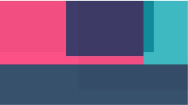 Beyaz bir arka plan ile renkli bir kutu ile desen