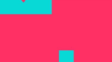 Beyaz bir arka plan ile renkli bir kutu ile desen