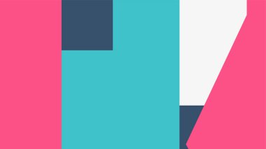 Beyaz bir arka plan ile renkli bir kutu ile desen