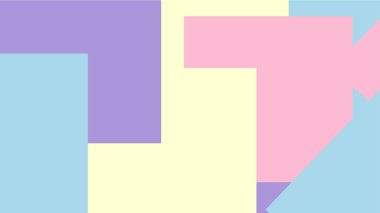 Beyaz bir arka plan ile renkli bir kutu ile desen