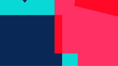 Beyaz bir arka plan ile renkli bir kutu ile desen