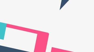 Beyaz bir arka plan ile renkli bir kutu ile desen