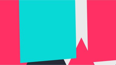 Beyaz bir arka plan ile renkli bir kutu ile desen