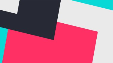 Beyaz bir arka plan ile renkli bir kutu ile desen