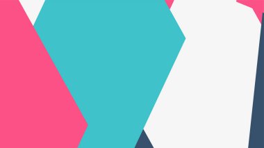 Beyaz bir arka plan ile renkli bir kutu ile desen