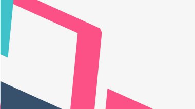 Beyaz bir arka plan ile renkli bir kutu ile desen