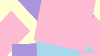 Beyaz bir arka plan ile renkli bir kutu ile desen