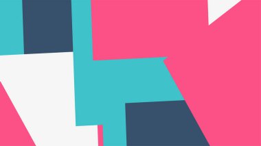 Beyaz bir arka plan ile renkli bir kutu ile desen