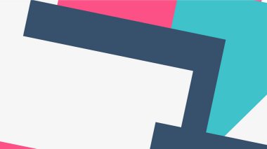 Beyaz bir arka plan ile renkli bir kutu ile desen