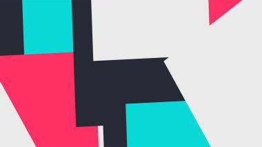 Beyaz bir arka plan ile renkli bir kutu ile desen