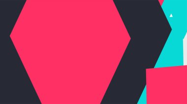 Beyaz bir arka plan ile renkli bir kutu ile desen