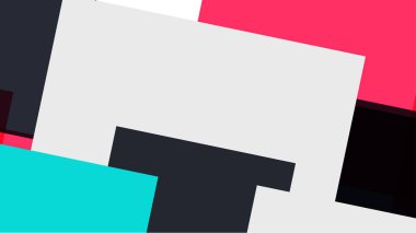 Beyaz bir arka plan ile renkli bir kutu ile desen