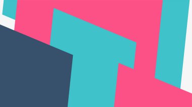 Beyaz bir arka plan ile renkli bir kutu ile desen