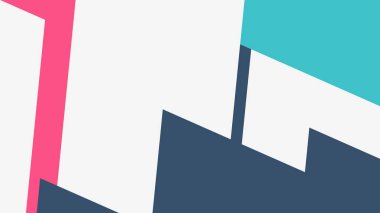 Beyaz bir arka plan ile renkli bir kutu ile desen