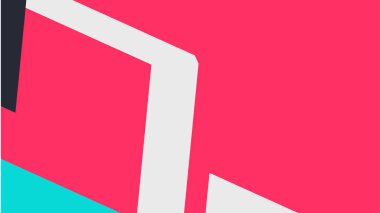 Beyaz bir arka plan ile renkli bir kutu ile desen