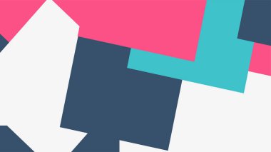 Beyaz bir arka plan ile renkli bir kutu ile desen