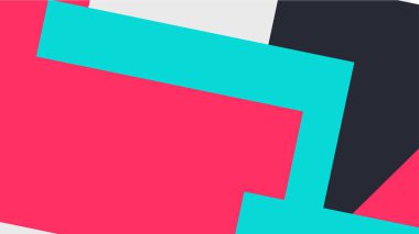 Beyaz bir arka plan ile renkli bir kutu ile desen