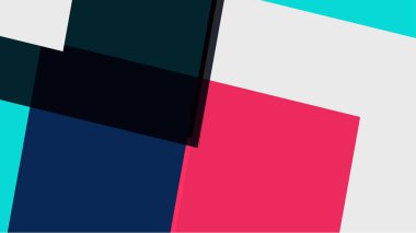 Beyaz bir arka plan ile renkli bir kutu ile desen