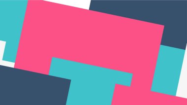 Beyaz bir arka plan ile renkli bir kutu ile desen