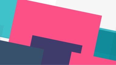 Beyaz bir arka plan ile renkli bir kutu ile desen