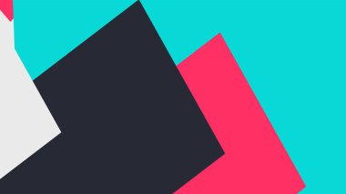 Beyaz bir arka plan ile renkli bir kutu ile desen