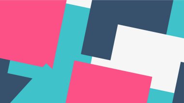 Beyaz bir arka plan ile renkli bir kutu ile desen